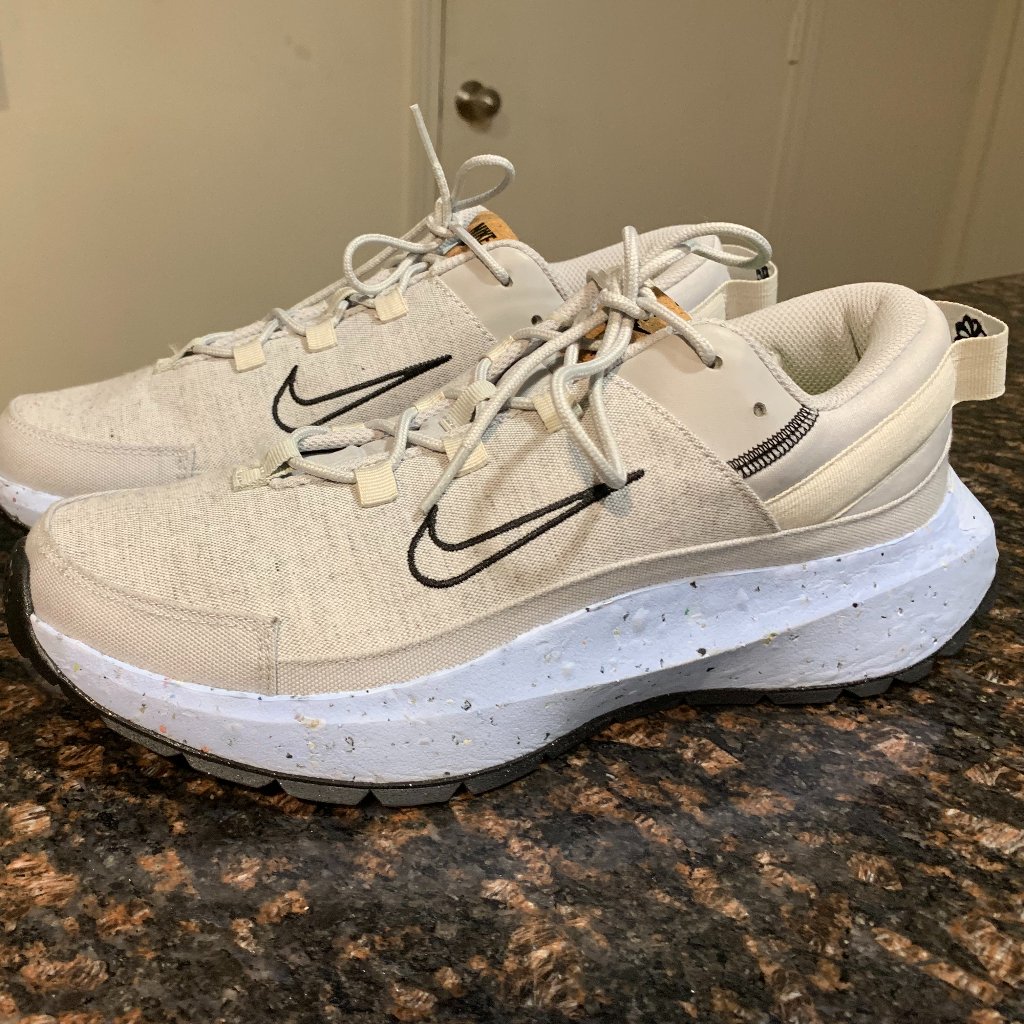 Nike Shoes | Gently Pre-Owned Nike Unisex Crater Remixa Running Shoes Grey Fog/Chambray | Color: Blue/Gray | Size: Wmns 9.5/Mens 8