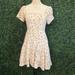 American Eagle Outfitters Dresses | American Eagle Outfitters Floral Dress Size S | Color: Cream/Pink | Size: S