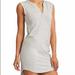 Athleta Dresses | Athleta Light Gray Hayden Lyocell Silk Mini Dress Women's S | Color: Gray/White | Size: Sp