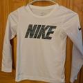 Nike Shirts & Tops | Boys Nike White Spandex Shirt | Color: Gray/White | Size: 6b