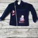 Disney Jackets & Coats | Disney Frozen Ii Navy Faux Suede Embroidered Jacket Girl's Blazer Size 4t | Color: Red | Size: 4tg