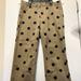 J. Crew Pants & Jumpsuits | J. Crew Size 8p Relaxed Boyfriend Chino Pants Tan Black Polka Dots | Color: Black/Tan | Size: 8p