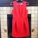 J. Crew Dresses | J Crew Red Fit & Flare Silk/Wool Blend Mini Dress | Color: Red | Size: 8