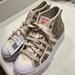 Adidas Shoes | Brand New Adidas Platform Sneakers Shoes Nizza Snake Size 6m | Color: Cream/Gray | Size: 6