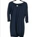 Converse Dresses | Converse Dark Blue Sweater Dress 3/4 Sleeve Size Small | Color: Blue | Size: S