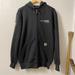 Carhartt Shirts | Carhartt Rain Defender Loose Fit Heavyweight Full Zip Sweatshirt Black Logo Hood | Color: Black | Size: M