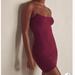 Free People Dresses | Free People | Intimately Seamless Micro Mini Dress Mulberry Women’s Size X-Small | Color: Pink/Purple | Size: Xs