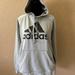 Adidas Sweaters | Adidas Hoodie Gray Black Men's L Pullover | Color: Gray | Size: L