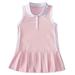 Adidas Dresses | Adidas Toddler Girls Sleeveless Polo Dress Size 2t | Color: Pink/White | Size: 2tg