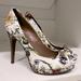 Gucci Shoes | Brand New Gucci Flora Pumps | Color: Brown/White | Size: 5