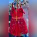 Disney Costumes | Disney Elena Of Avalor Princess Dress(From Disneylands Bibbidi Bobbidi Boutique) | Color: Red | Size: 4/5