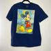 Disney Tops | Disney Mickey Mouse Van Gogh Starry Night Graphic T-Shirt Size Large | Color: Blue | Size: L
