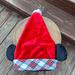 Disney Holiday | Disney Parks Mickey Mouse Christmas Hat- Adult Nwot- Ear- Plaid Trim | Color: Red/White | Size: Os