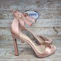 Jessica Simpson Shoes | Jessica Simpson Jl-Plemy Womens Sz 6.5 Pink High Heels Sandals Pointed Toe Shoes | Color: Pink | Size: 6.5