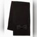 Kate Spade Accessories | Kate Spade Grosgrain Bow Scarf Black | Color: Black | Size: 8"W X 72"H