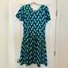 Lularoe Dresses | Lularoe Amelia Dress | Color: Blue/Green | Size: Xl