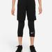 Nike Bottoms | Big Kid Boys Nike Pro Dri-Fit 3/4 Length Tights | Color: Black | Size: Lb