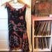 Free People Dresses | Fp X Dp Custom Slip Dress Rare Voile Trapeze Lace Free People Tie Dye Large Cute | Color: Black/Red | Size: L