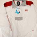 Columbia Jackets & Coats | Columbia Mens Small Ncaa Oklahoma Sooners Clg Santa Ana Anorak 1/4 Zip Jacket | Color: White | Size: S