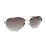 Kate Spade New York Accessories | Kate Spade Marion/S Au2b1 Gold White Aviator Sunglasses Brown Lens 57-15 135 | Color: Gold/White | Size: Os