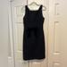 Kate Spade Dresses | Kate Spade Navy Dress With Black Velvet Bow | Color: Black/Blue | Size: 10