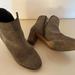 J. Crew Shoes | J Crew Suede Booties 7.5 Grey-Brown | Color: Brown/Gray | Size: 7.5