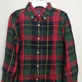 Ralph Lauren Shirts & Tops | Bnwt Ralph Lauren Boys Polo Long Sleeves Checkered Size (6) | Color: Green/Red | Size: 6b