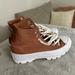 Converse Shoes | Converse Chuck Taylor All Star Tan And White Chunky Sneakers Size 7.5 | Color: Tan/White | Size: 7.5