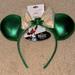 Disney Accessories | Girls - Minnie Mouse St. Patrick’s Day Ears | Color: Gold/Green | Size: Osg