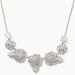 Kate Spade Jewelry | Kate Spade Silver Crystal Rose Necklace | Color: Silver | Size: Os