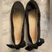 J. Crew Shoes | J.Crew Crewcuts Ballet Flats With Bow Back Size 4 | Color: Black | Size: 4g