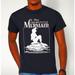 Disney Shirts | Disney Ariel Little Mermaid Silhouette T Shirt Black 2x | Color: Black/White | Size: 2x