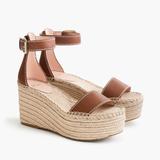 J. Crew Shoes | J. Crew Platform Espadrille Sandals In Leather | Color: Brown/Tan | Size: Various