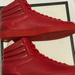 Gucci Shoes | New Gucci Ace High Top Sneaker Gg Logo Bootie Red Leather Mens Uk 8/ Us 8.5 | Color: Red | Size: 8.5