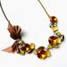 J. Crew Jewelry | 3 For 30j. Crew Necklace Amber Earth With Bow | Color: Brown/Gold | Size: Os