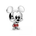 Disney Jewelry | 925 Sterling Silver Mickey Mouse Charm | Color: Red | Size: Os