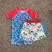 Disney Swim | Baby Boy Mickey Mouse Swim Outfit And Trunks 6-9m | Color: Blue/Red | Size: 6-9mb