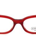Coach Accessories | Coach Hadley (F) Eyeglasses Hc6042f 5029 Burgundy Demo Lens 48/17/135 | Color: Red/Silver | Size: Os