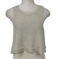 American Eagle Outfitters Sweaters | American Eagle Off White Open Back Sweater Tank | Color: Cream | Size: M