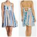 Anthropologie Dresses | Anthropologie Raga Flamingo Beach Tie Dye Short Dress Size Xs | Color: Blue/Pink | Size: Xs