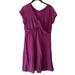 Athleta Dresses | Athleta Dress Paisley Purple Twist Front Fully Lined Sz M. Nwot | Color: Purple | Size: M