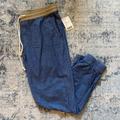 Urban Outfitters Pants | Koto Urban Outfitters Slim Jogger Pants Men's Size Large Chambray 100% Cotton | Color: Blue | Size: L