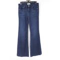 Free People Jeans | Free People Jeans Womens Size 27 Flare Mid Rise Blue Denim Stretch Pockets | Color: Blue | Size: 27