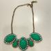 J. Crew Jewelry | J. Crew Statement Necklace | Color: Gold/Green | Size: Os