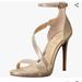 Jessica Simpson Shoes | Jessica Simpson Rayli Ankle Strap Heeled Sandals | Color: Silver | Size: 9.5