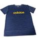 Adidas Shirts & Tops | Adidas Spell Out Blue T-Shirt Youth Boys | Color: Blue/Orange | Size: Lb