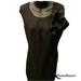 Anthropologie Dresses | Anthro Burlapp Shift Dress W/ Bow Rare | Color: Black | Size: 14