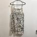 Zara Dresses | Beaded Summer Dress | Color: Brown/White | Size: M