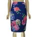 Kate Spade Skirts | Kate Spade New York Marit Blooms Blue Pink Floral Skirt 2 Nwot | Color: Blue/Pink | Size: 2