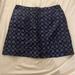 J. Crew Skirts | J. Crew Blue Design Silk Mini Skirt | Color: Black/Blue | Size: 8